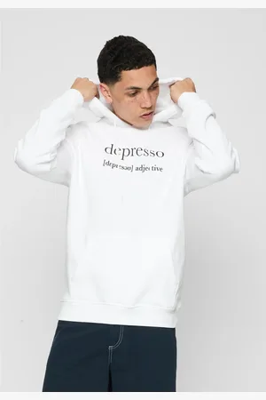 Mister Tee Depresso Hoody bílá