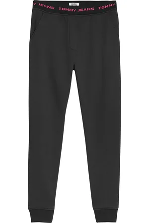Tommy Hilfiger Sweatpants - TOMMY JEANS TJW BRANDED WAISTBAND PANT black