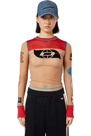 Diesel T-shirt - T-SIELAR T-SHIRT beige