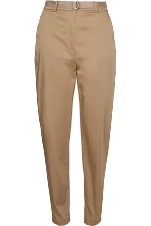 Tommy Hilfiger Trousers - COTTON SATEEN TAPERED CHINO PANT beige