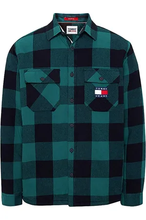 Tommy Hilfiger Tommy Jeans Shirt - TJM SHERPA FLANNEL O Green
