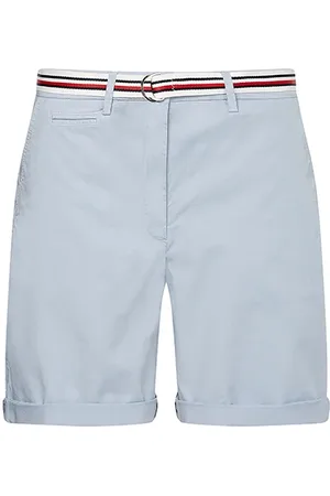 Tommy Hilfiger Shorts - COTTON TENCEL CHINO RW SHORT light blue