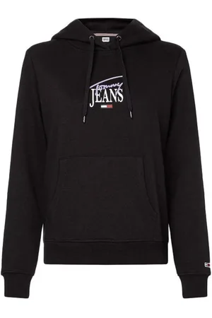 Tommy Hilfiger Tommy Jeans Sweatshirt - TJW REG ESSENTIAL LOGO 1 HOODIE black