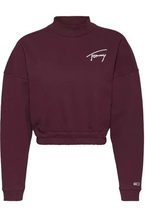 Tommy Hilfiger Tommy Jeans Sweatshirt - TJW BXY CROP SIGNATU red