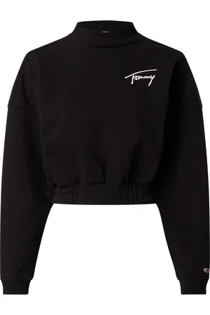 Tommy Hilfiger Tommy Jeans Sweatshirt - TJW BXY CROP SIGNATU black