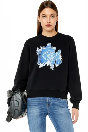 Diesel Sweatshirt - F-REGGOFF SWEAT-SHIRT black