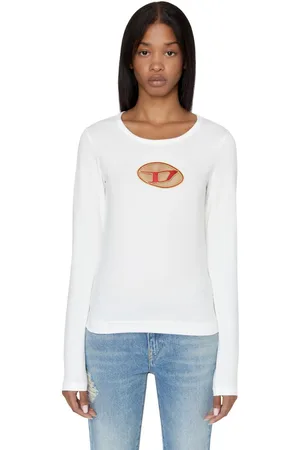 Diesel T-shirt - T-ANGIE-LS T-SHIRT white