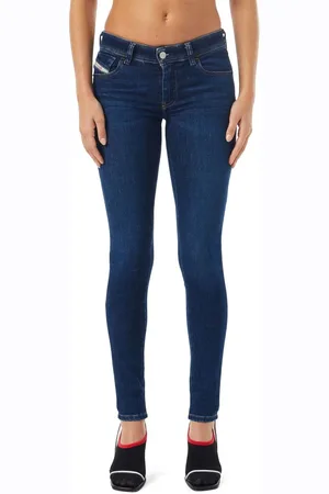 Diesel Jeans - 2018 SLANDY-LOW L.32 TROU blue