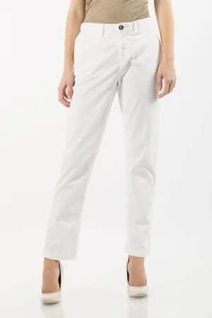 Tommy Hilfiger Trousers - NEW JANET C1 RW CHINO GMD white