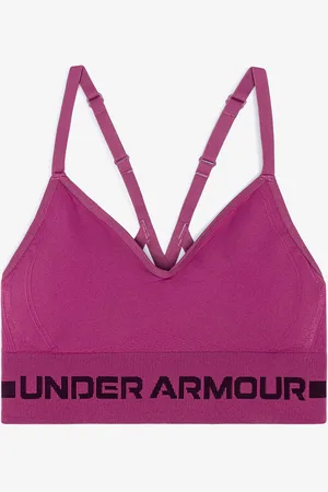 Under Armour Dámská Sportovní podprsenka Seamless Low Long Bra ružová, LG