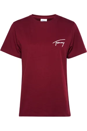Tommy Hilfiger Tommy Jeans T-Shirt - TJW RLXD TOMMY SIGNA red