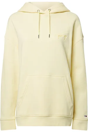 Tommy Hilfiger Tommy Jeans Sweatshirt - TJW OVRSZD TOMMYSIGNATURE HOODIE yellow