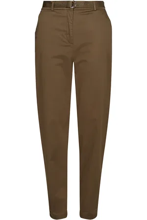 Tommy Hilfiger Trousers - COTTON SATEEN TAPERED CHINO PANT green