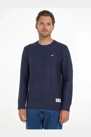 Tommy Hilfiger Tommy Jeans Sweater - TJM REG STRUCTURED S blue