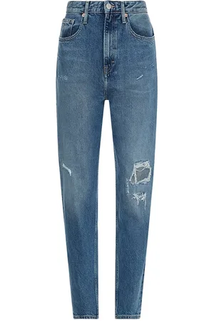 Tommy Hilfiger Tommy Jeans Jeans - MOM JEAN UHR TPRD BE734 SVMBRGD blue