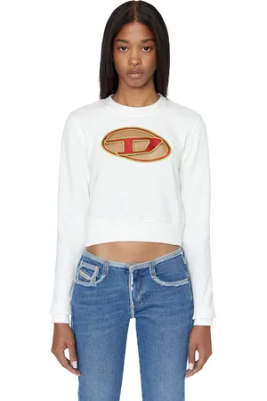 Diesel Sweatshirt - F-SLIMMY-E3 SWEAT-SHIRT white