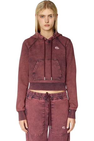 Diesel Sweatshirt - D-ANGY-HOOD-NE SWEAT-SHIRT red