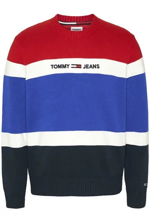 Tommy Hilfiger Tommy Jeans Sweater - TJM LINEAR LOGO SWEATER multicolor