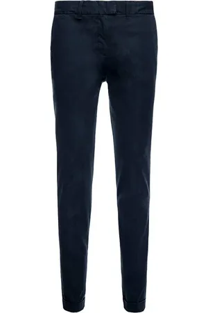 Tommy Hilfiger Trousers - HERITAGE SLIM FIT CHINO dark blue