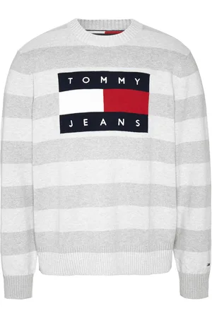 Tommy Hilfiger Tommy Jeans Sweater - TJM FLAG SWEATER grey