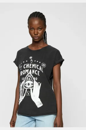 Merchcode Dámské tričko My Chemical Romance Skeleton Tee černé