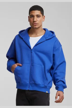 DEF Pánská mikina Zip Hoody kobaltově