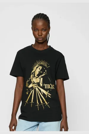 Merchcode Dámské tričko My Chemical Romance Gold Lady Tee černé