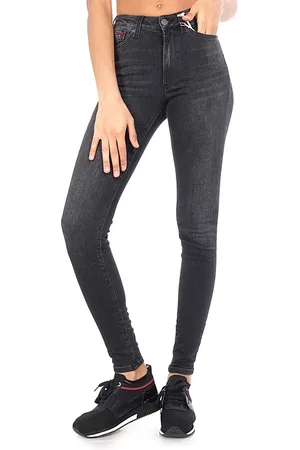 Tommy Hilfiger Tommy Jeans Jeans - HIGH RISE SPR SKNY TJ 2008 WSTBK grey