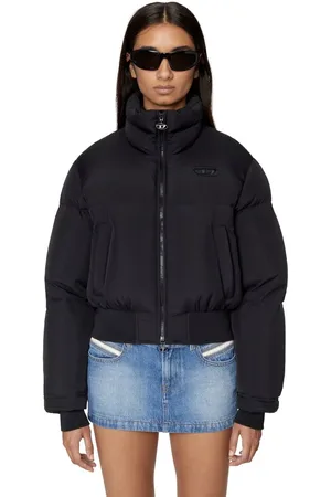 Diesel Jacket - W-PEYTON-SHORT JACKET black