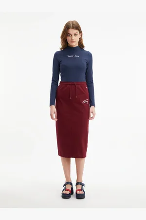 Tommy Hilfiger Tommy Jeans Skirt - TJW SIGNATURE HWK MI red