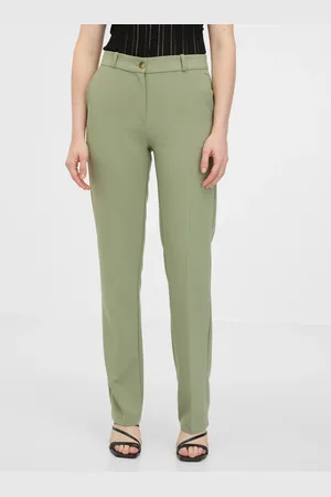 ORSAY Khaki dámské straight kalhoty - Dámské