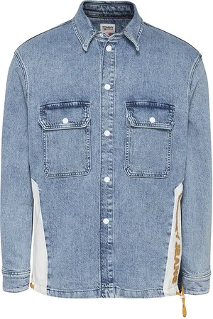 Tommy Hilfiger Tommy Jeans Jacket - DENIM WORKER SHIRT JACKET SMXLBC blue