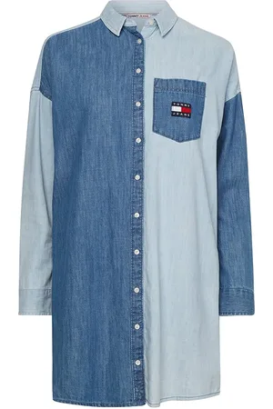 Tommy Hilfiger Tommy Jeans Dress - TJW ARCHIVE DENIM SHIRT DRESS blue