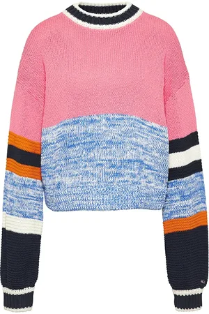 Tommy Hilfiger Tommy Jeans Sweater - Tommy Hilfiger TJW SLEEVE COLORBLOCK SWEATER multicolor