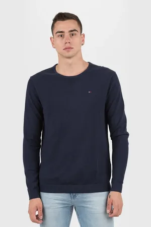 Tommy Hilfiger Tommy Jeans Sweater - TJM ORIGINAL CREW NECK SWEATER dark blue