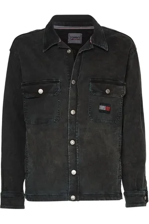 Tommy Hilfiger Tommy Jeans Jacket - UTILITY SHIRT JKT RCYCR CF7101 black