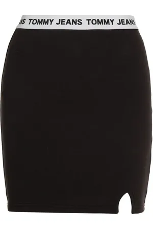 Tommy Hilfiger Tommy Jeans Skirt - TJW LOGO WAISTBAND HWK SKIRT black