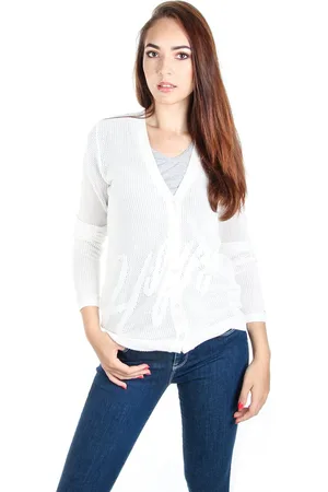 Tommy Hilfiger Sweater - TESSA V-NK EASY CARDI white
