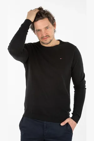 Tommy Hilfiger Tommy Jeans Sweater - TOMMY HILFIGER TJM ORIGINAL CREW NECK SWEATER black