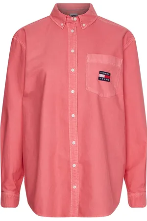Tommy Hilfiger Tommy Jeans Shirt - TJW BADGE BOYFRIEND SHIRT pink