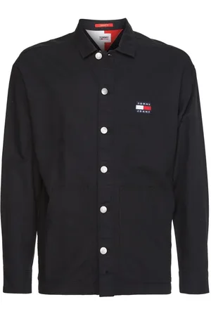 Tommy Hilfiger Tommy Jeans Shirt - TJM TWISTED FLAG OVERSHIRT black