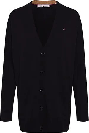 Tommy Hilfiger Cardigan - SOFT COTTON CARDI LS black
