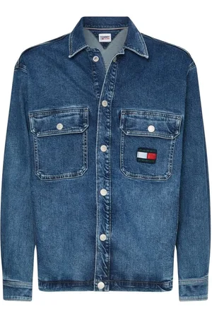 Tommy Hilfiger Tommy Jeans Jacket - UTILITY SHIRT JACKET CF6132 blue