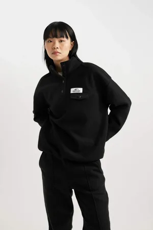 DeFacto Loose Fit Fleece Sweatshirt
