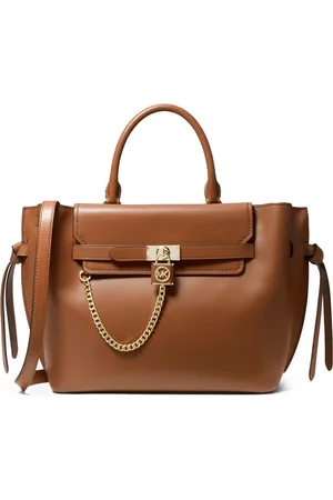 Michael Kors Handbag - LG BELTED SATCHEL brown