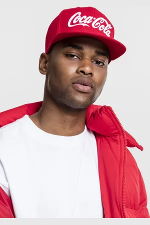 Merchcode Coca Cola Logo Snapback červené