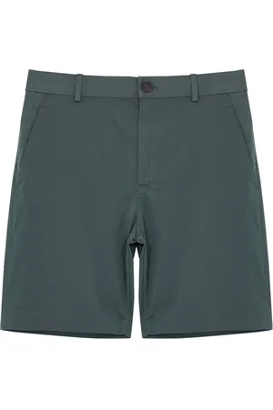Trendyol Green Slim Fit Gabardine Woven Shorts & Bermuda