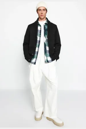 Trendyol Black Regular Wool Shawl Collar Plain Knitwear Cardigan
