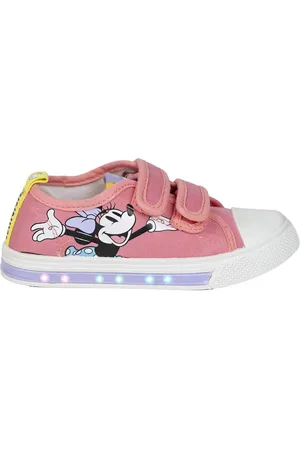 Minnie SNEAKERS PVC SOLE WITH LIGHTS COTTON