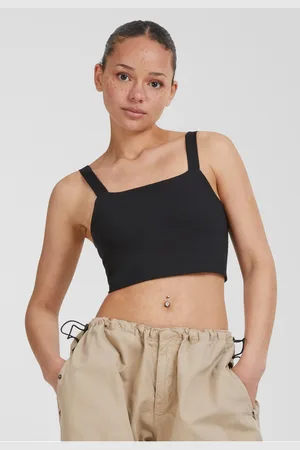 Urban classics Dámský Cropped Top 2-balení /bílá